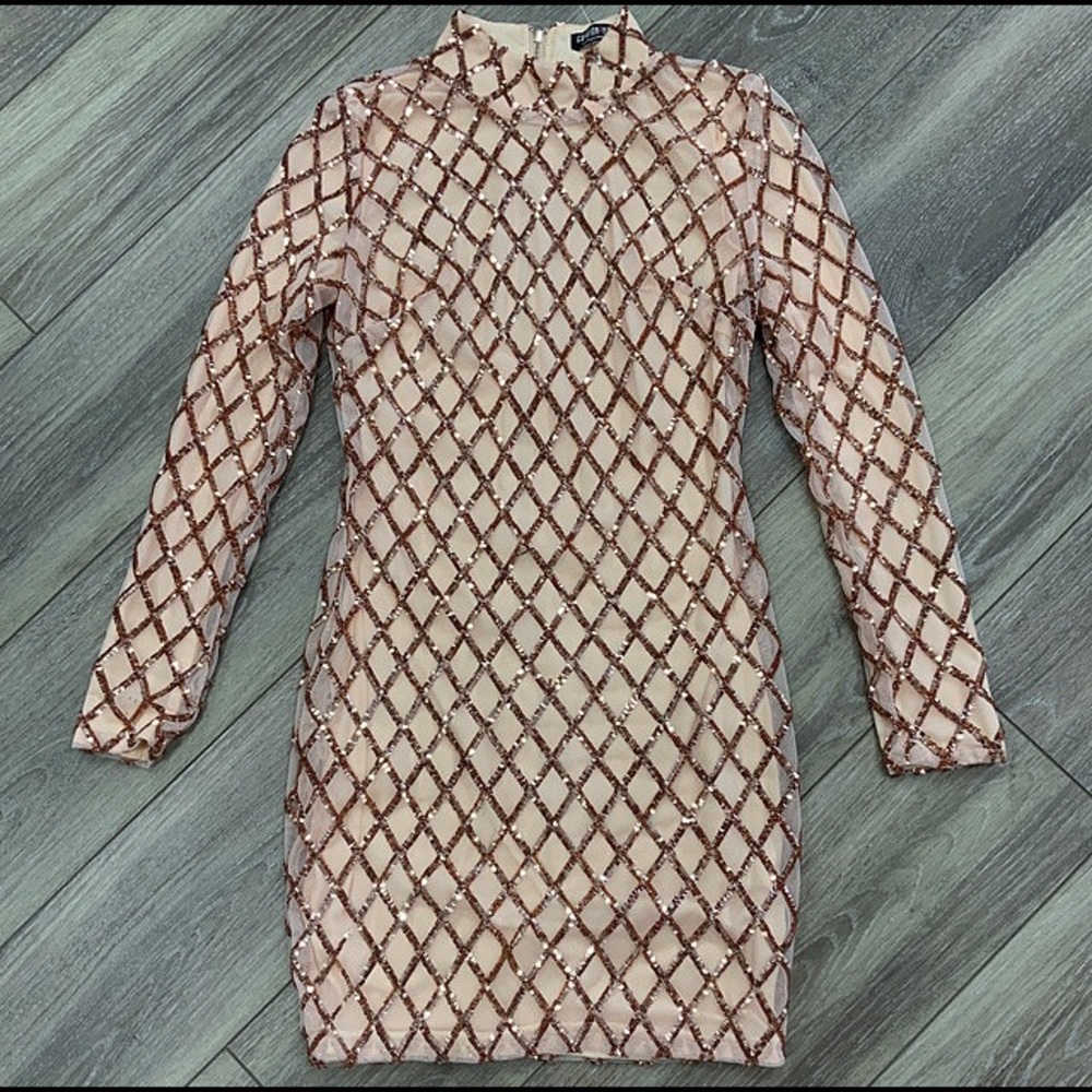 FASHION NOVA Sequin Party Dress